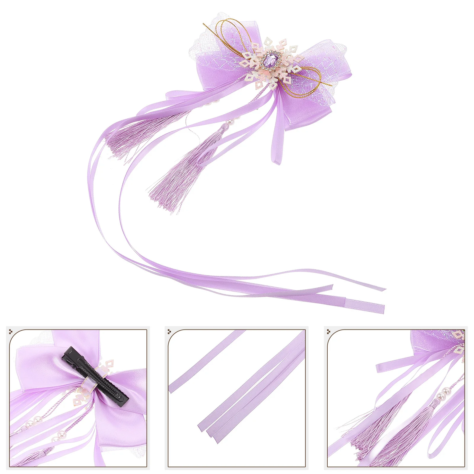 Chinese New Year Girl Clip Gauze Bow Fantasy Childrens Clip Trendy Hair Accessories for Girls Festive Occasions
Chinese New Year Girl Clip Gauze Bow Fantasy Childrens Clip Trendy Hair Accessories for Girls Festive Occasions