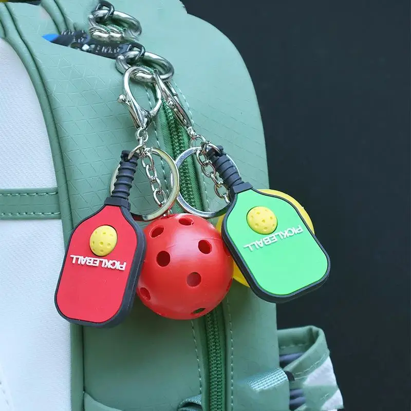 New Pickleball Racket Metal Keychain Colorful Hollow Golf Ball Keychains Dink Ball Fans Party Gift Bag Pendant
New Pickleball Racket Metal Keychain Colorful Hollow Golf Ball Keychains Dink Ball Fans Party Gift Bag Pendant