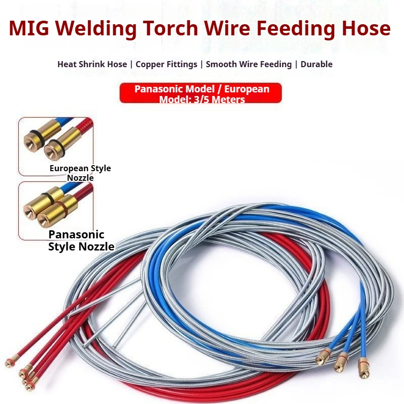 15AK 24KD 36KDWire Feeder Hose, Welding Wire Guide Tube, Spring Conduit Liner, MIG CO2 Welding Machine Accessories
15AK 24KD 36KDWire Feeder Hose, Welding Wire Guide Tube, Spring Conduit Liner, MIG CO2 Welding Machine Accessories