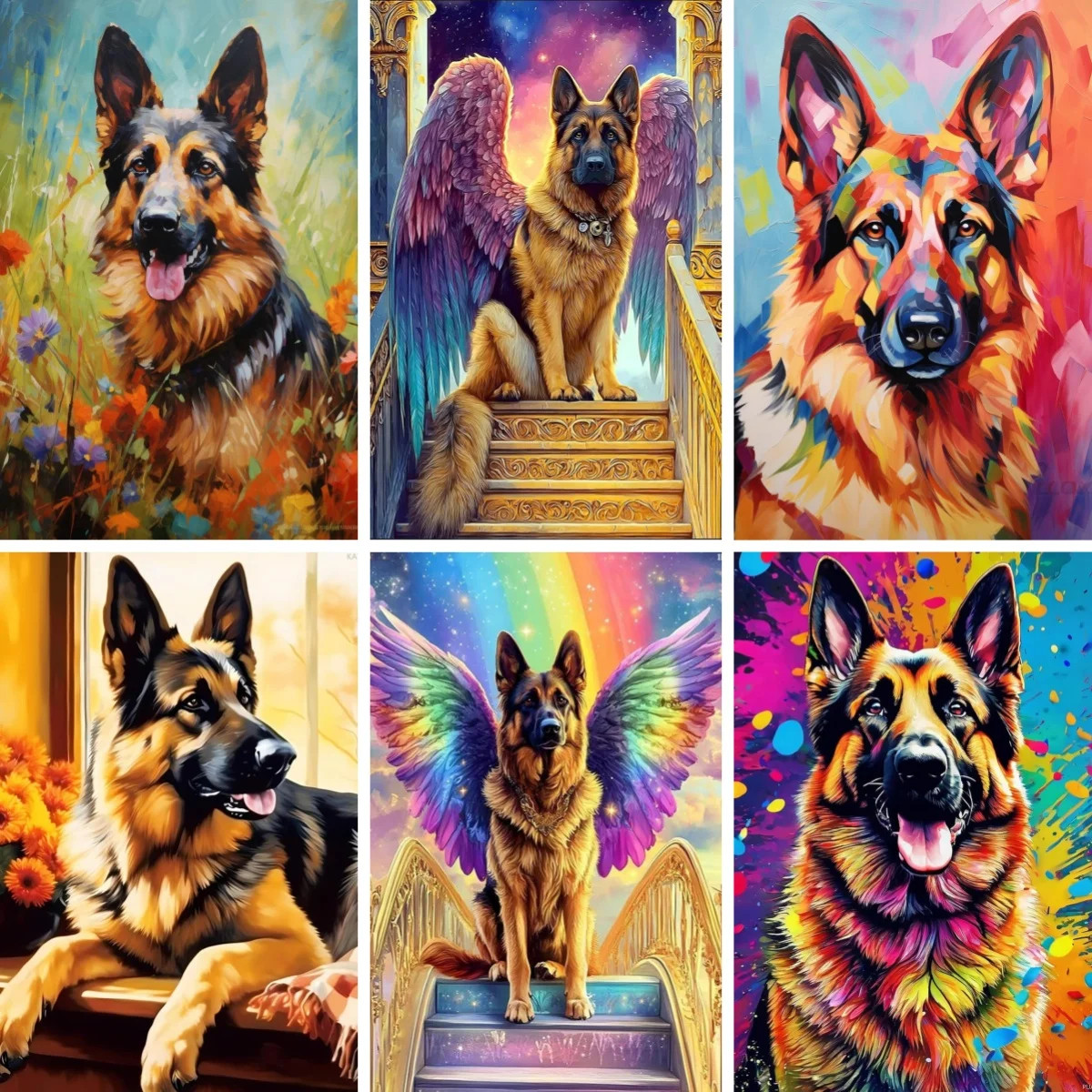 Full Drill DIY 5D Diamond Painting By Number Kits Alsatian Wolfhounds Dogs Cross Stitch Embroidery Rhinestones Mosaic Decor
Full Drill DIY 5D Diamond Painting By Number Kits Alsatian Wolfhounds Dogs Cross Stitch Embroidery Rhinestones Mosaic Decor