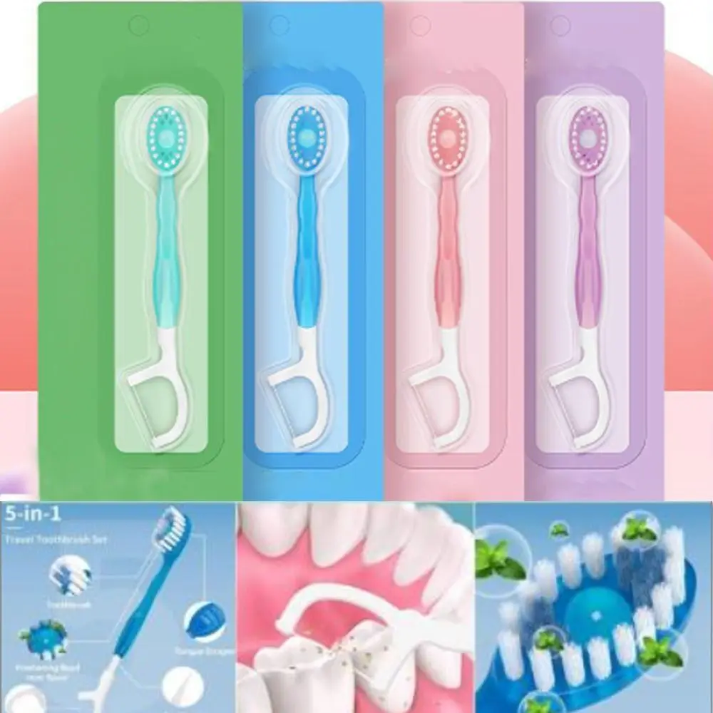 with Freshening Bead Mini Travel Toothbrush Oral Hygiene Care Portable Prepasted Toothbrush 5 in 1 Disposable
with Freshening Bead Mini Travel Toothbrush Oral Hygiene Care Portable Prepasted Toothbrush 5 in 1 Disposable