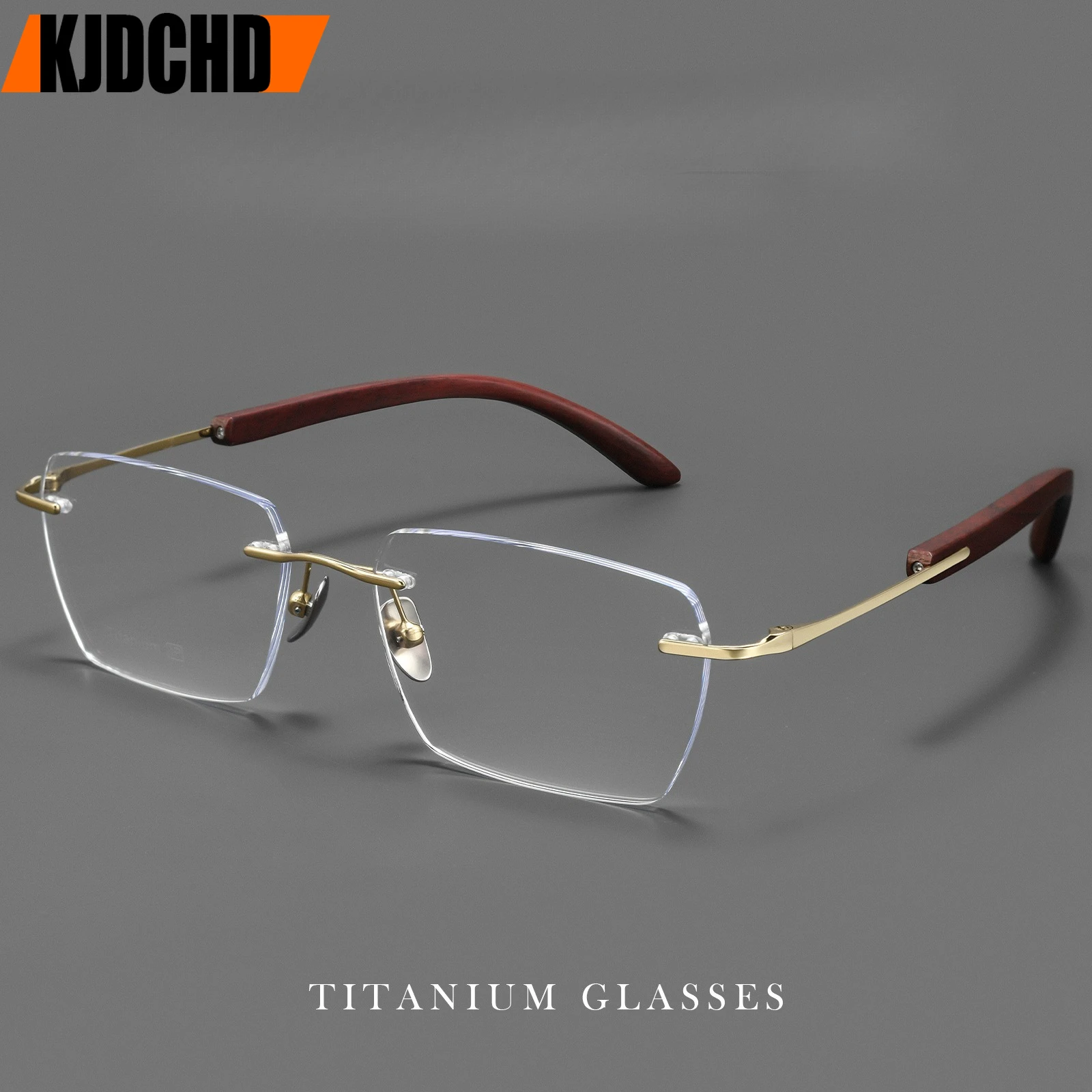 KJDCHD Men's Ultra-light Pure Titanium Rimless Glasses Frames Men Big Retro Wooden Business Square Optical Prescription Eyewear
KJDCHD Men's Ultra-light Pure Titanium Rimless Glasses Frames Men Big Retro Wooden Business Square Optical Prescription Eyewear