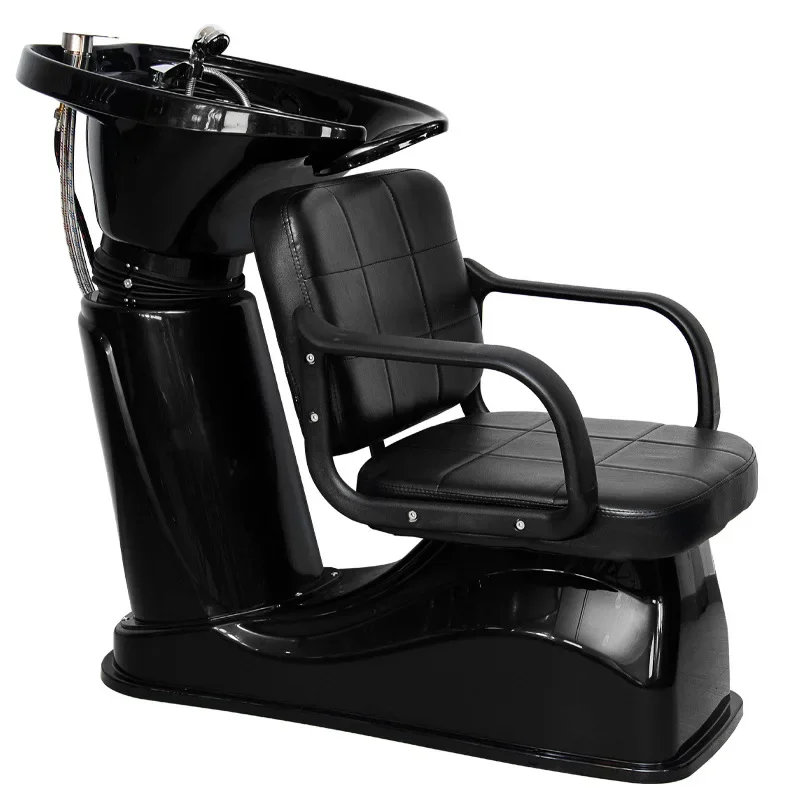 Wholesale semi-reclining fixed shampoo beds Modern salon furniture for hair salons and barbershops
Wholesale semi-reclining fixed shampoo beds Modern salon furniture for hair salons and barbershops