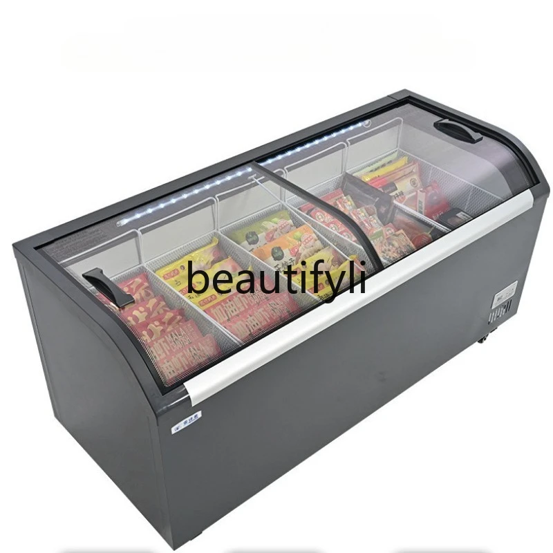 Commercial 1.2m Curved Display Cabinet Refrigerated Freezer One-Button Conversion Supermarket Special Display Cabinet
Commercial 1.2m Curved Display Cabinet Refrigerated Freezer One-Button Conversion Supermarket Special Display Cabinet