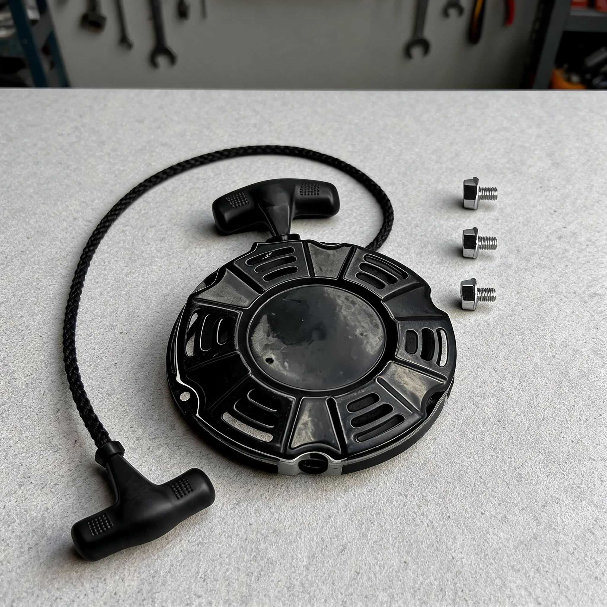 SH265 SH270 SH255 196cc Pull Start Assembly KH-18-165-05-S Recoil Starter Lawn Mower Engine Replacement Parts
SH265 SH270 SH255 196cc Pull Start Assembly KH-18-165-05-S Recoil Starter Lawn Mower Engine Replacement Parts