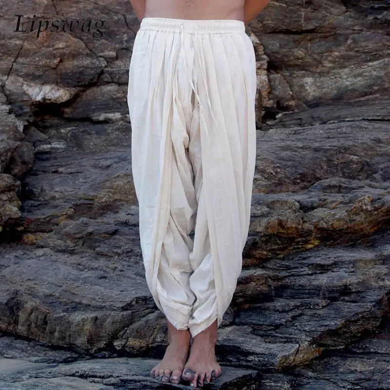 2026 Spring Casual Loose Pants Mens Vintage Lace-up Drawstring Solid Color Trousers Stylish Men Draped Breathable Bottoms
2026 Spring Casual Loose Pants Mens Vintage Lace-up Drawstring Solid Color Trousers Stylish Men Draped Breathable Bottoms