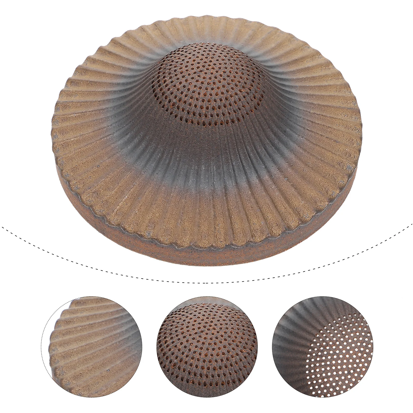 1Pcs Convenient Tea Filter Reliable Practical Tea Ceremony Accessory Brown Ceramic Craft Retro Adornment Retro Adornment
1Pcs Convenient Tea Filter Reliable Practical Tea Ceremony Accessory Brown Ceramic Craft Retro Adornment Retro Adornment