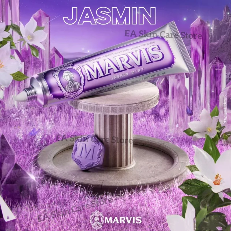 Marvis Jasmin Mint Toothpaste Classic Strong Mint Smokers Whitening Blanqueador Dental Dentifrice Blanchissant Freshens Breath
Marvis Jasmin Mint Toothpaste Classic Strong Mint Smokers Whitening Blanqueador Dental Dentifrice Blanchissant Freshens Breath