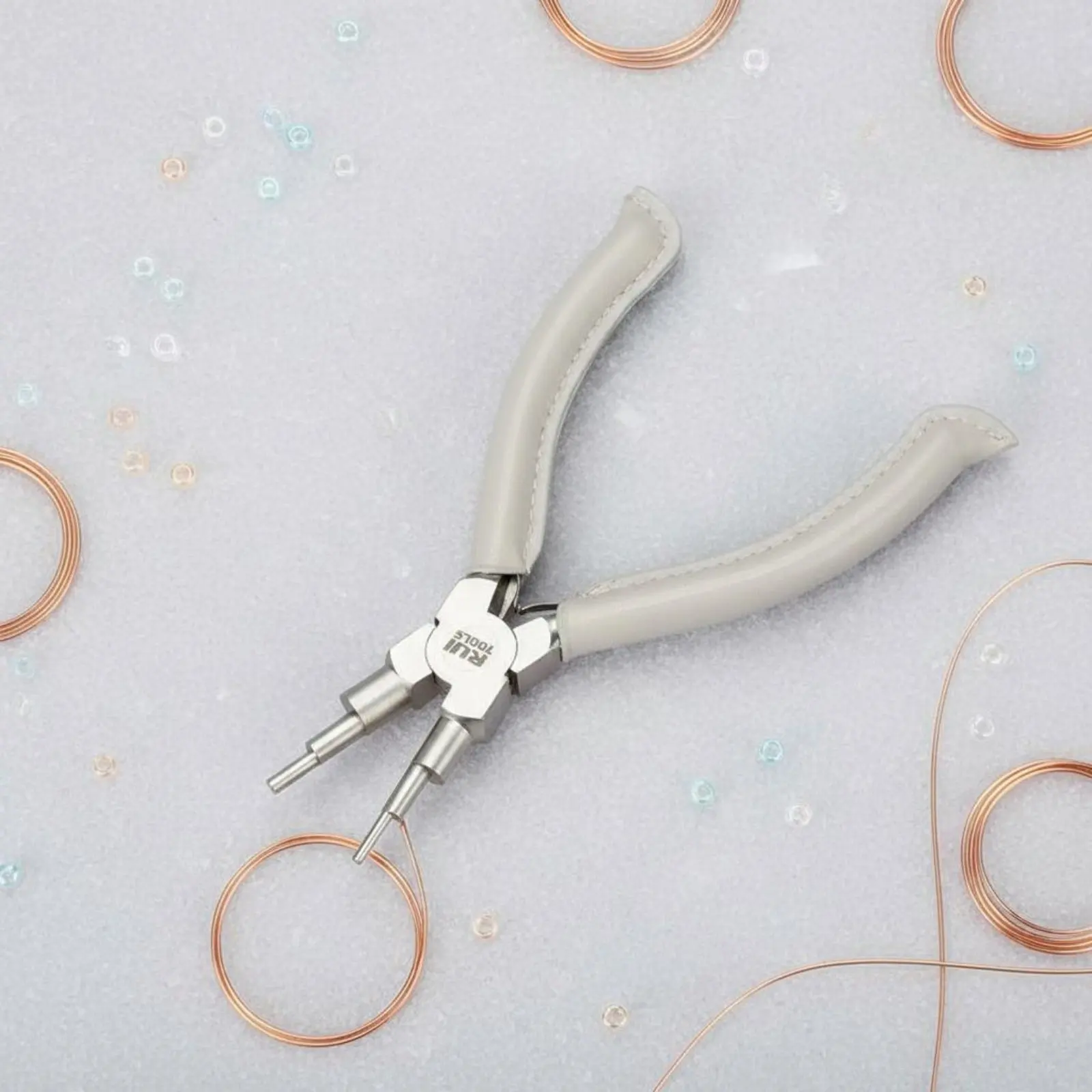 6-Step Jewelry Pliers Carbon Steel 6 Step Pliers Hand Tool Multi Function DIY for Crafters, Craft Room, Workbench
6-Step Jewelry Pliers Carbon Steel 6 Step Pliers Hand Tool Multi Function DIY for Crafters, Craft Room, Workbench