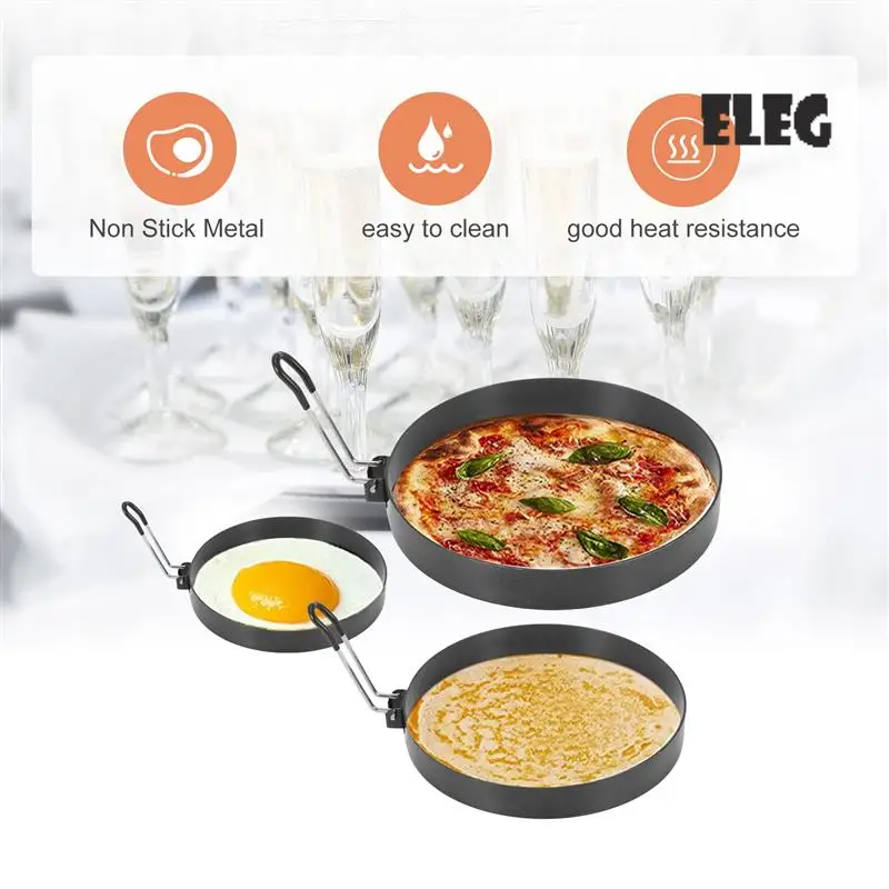 ELEG-антипригарные кольца для яиц, 4 дюйма, 6 дюймов и 8 дюймов, форма для приготовления яиц-браконьеров с масляной кистью для яиц, омлета, кексов
ELEG-антипригарные кольца для яиц, 4 дюйма, 6 дюймов и 8 дюймов, форма для приготовления яиц-браконьеров с масляной кистью для яиц, омлета, кексов
