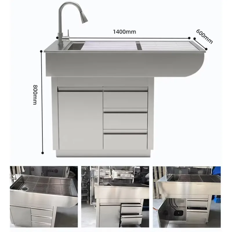 Professional Stainless Steel Pet Hospital Table System Multi-Functional Design for Examination Treatment Surgical
Professional Stainless Steel Pet Hospital Table System Multi-Functional Design for Examination Treatment Surgical