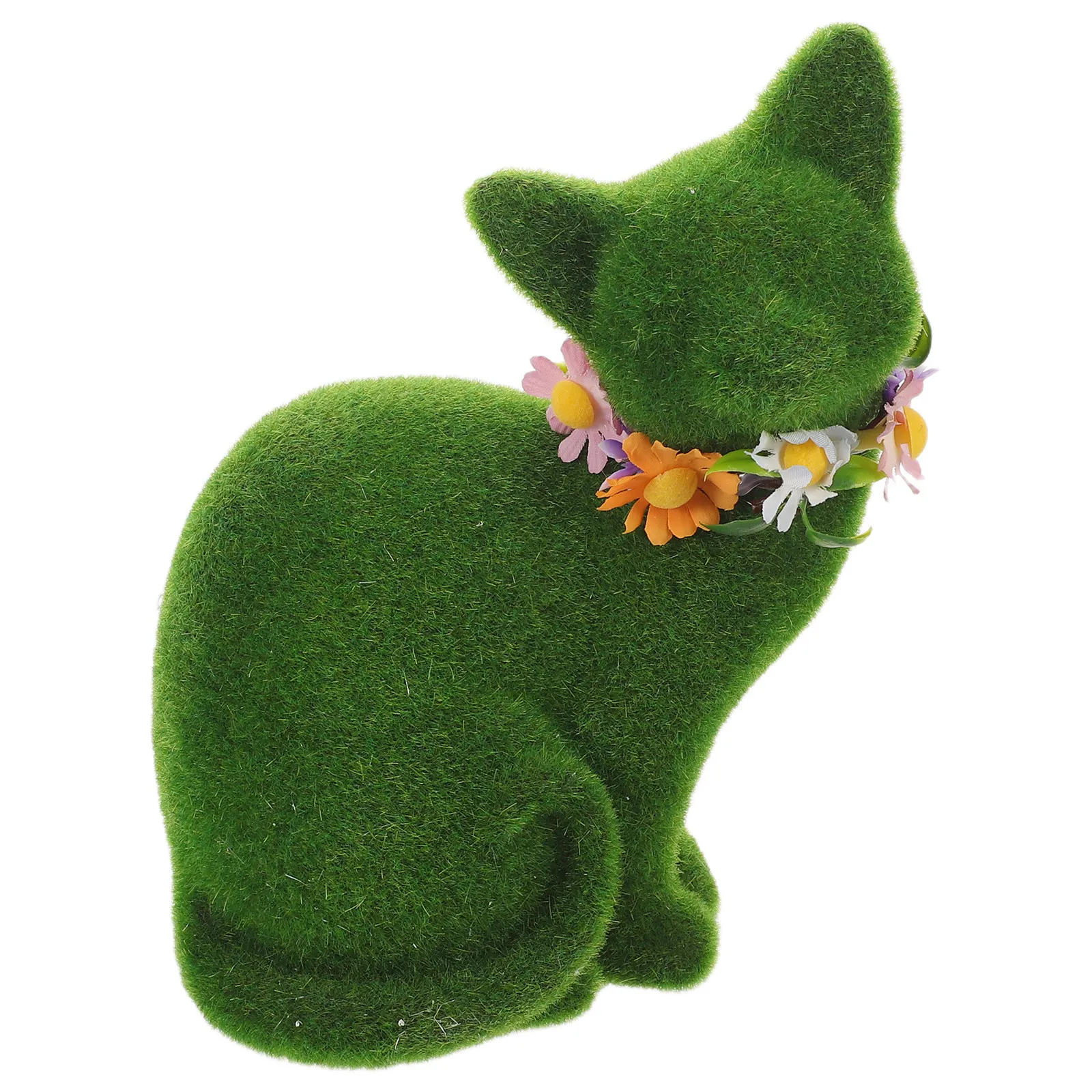 Flocked Cat Statue Easter Artificial Moss Cat Garden Ornament Realistic Green Flocking Kitten Decoration Outdoor Yard Patio
Flocked Cat Statue Easter Artificial Moss Cat Garden Ornament Realistic Green Flocking Kitten Decoration Outdoor Yard Patio