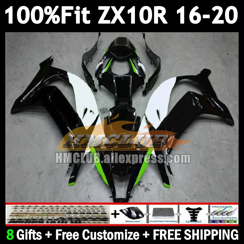 Injection Body For KAWASAKI NINJA ZX 10R 1000 2016 2017 2018 2019 greenb black 2020 171No.15 ZX-10R ZX10R 16 17 18 19 20 Fairing
Injection Body For KAWASAKI NINJA ZX 10R 1000 2016 2017 2018 2019 greenb black 2020 171No.15 ZX-10R ZX10R 16 17 18 19 20 Fairing
