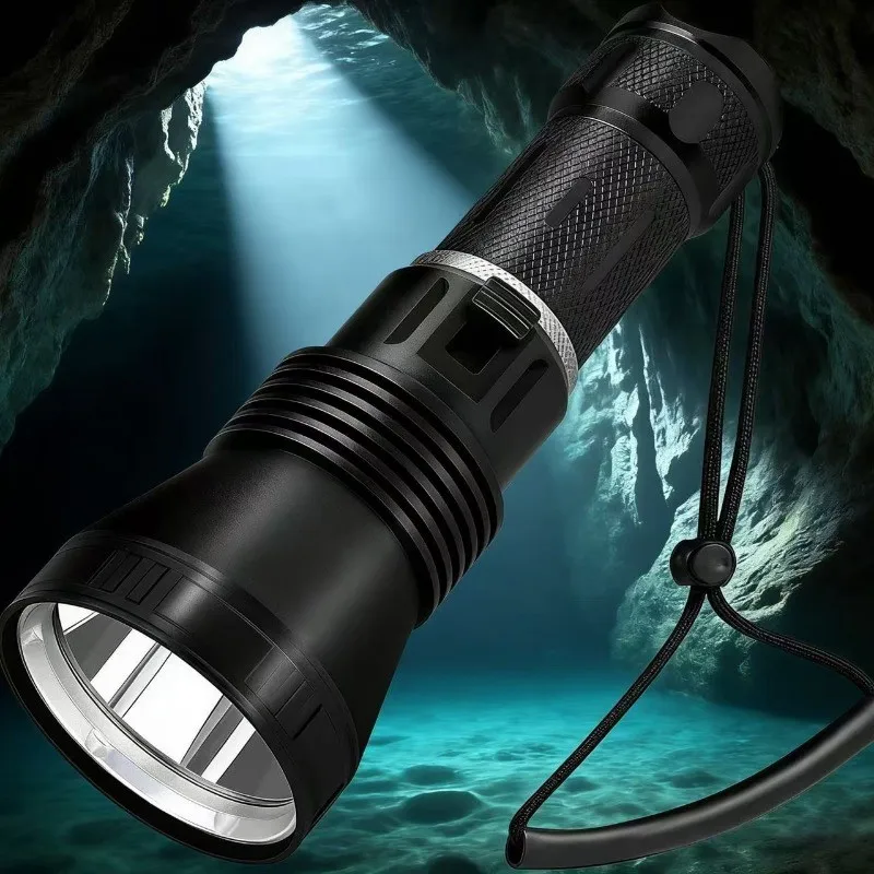 30W High-Light Professional Diving Flashlight – Compact and Portable for Night Diving for Underwater Lighting
30W High-Light Professional Diving Flashlight – Compact and Portable for Night Diving for Underwater Lighting