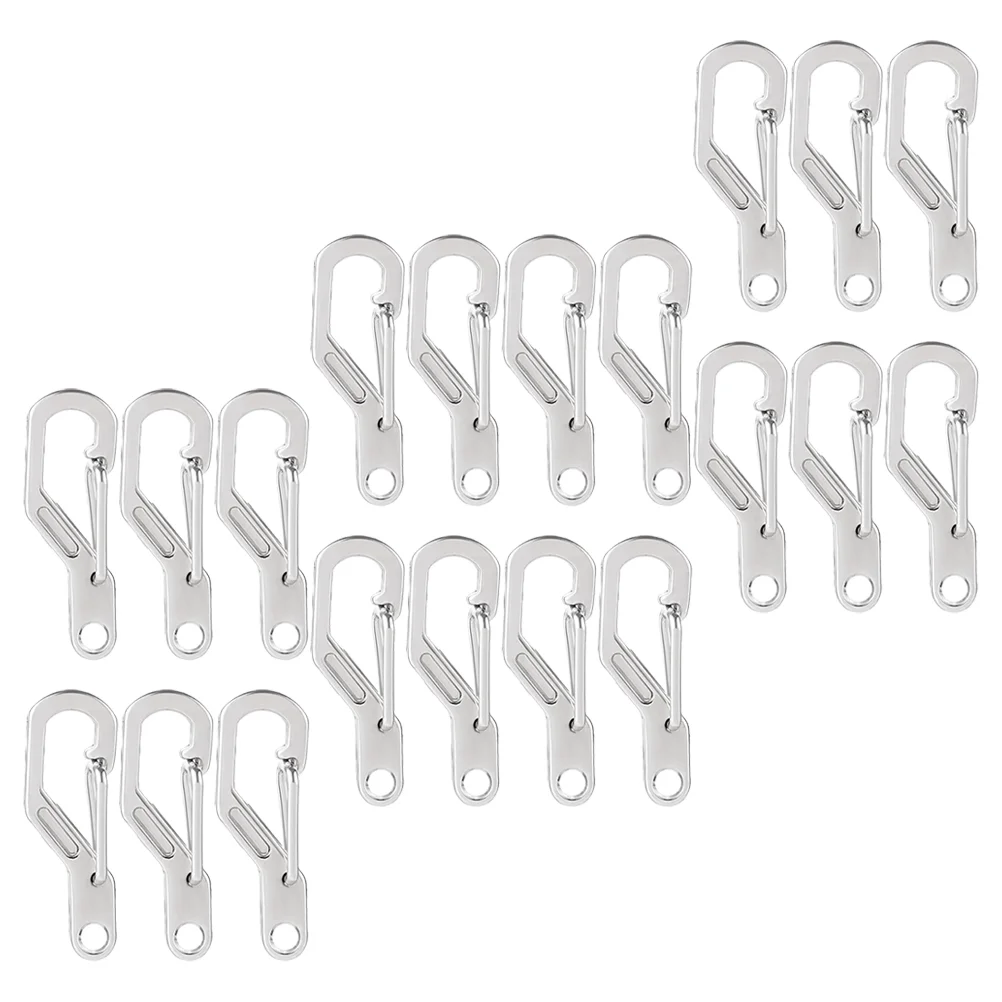 20 Pcs Concise Carabiner Hook Key Chain Rings Zinc Alloy Belt Keychain Accessories
20 Pcs Concise Carabiner Hook Key Chain Rings Zinc Alloy Belt Keychain Accessories