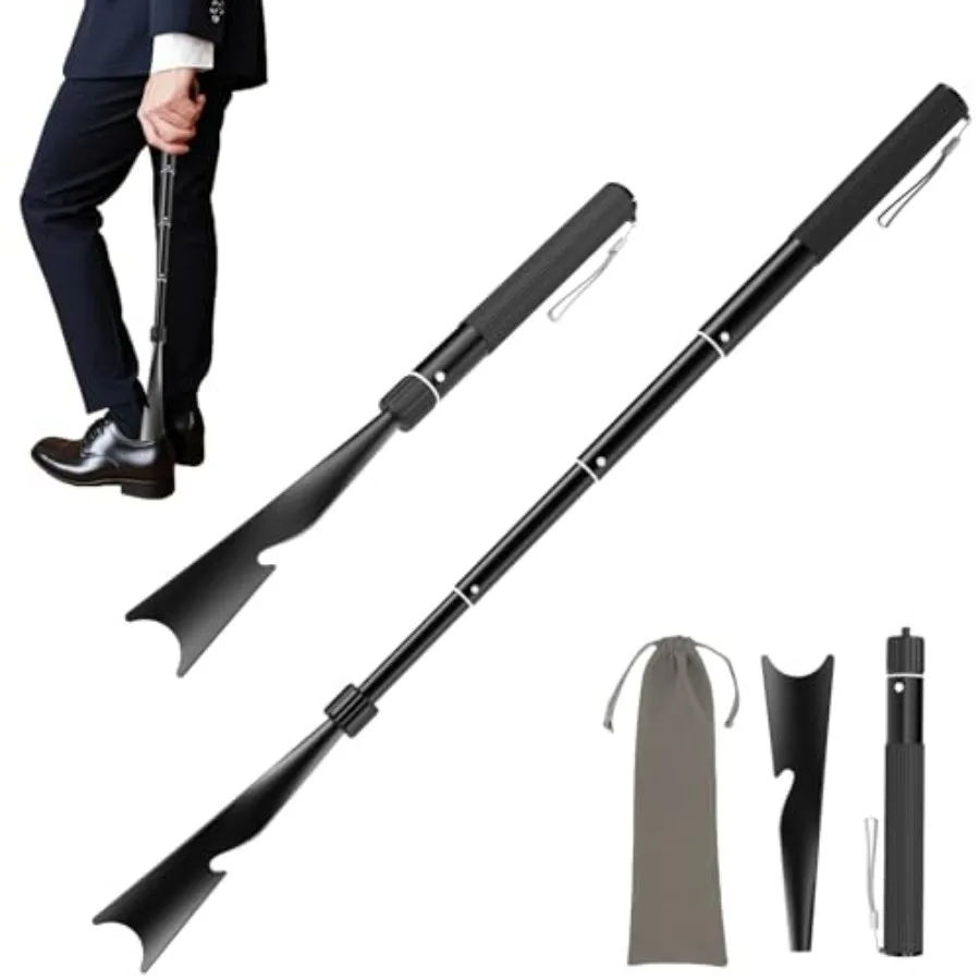 Gobiteli Shoe Horn, 16"-38" Telescopic and Removable Shoehorn, Multi Functional Shoe Horn Long Handle for Seniors, Men, Women f
Gobiteli Shoe Horn, 16"-38" Telescopic and Removable Shoehorn, Multi Functional Shoe Horn Long Handle for Seniors, Men, Women f