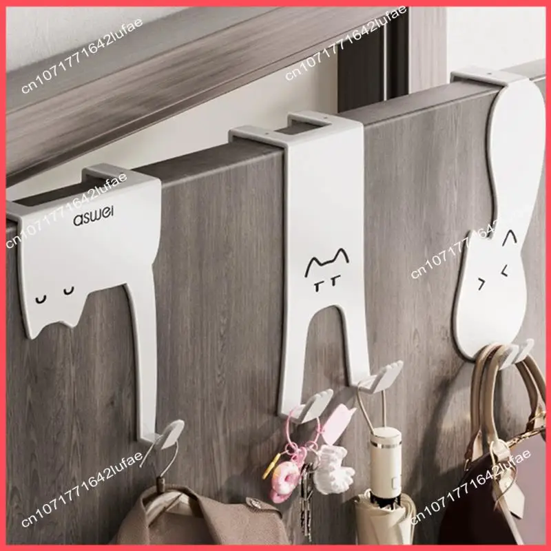 B52C Hook Rack Kitchen Cupboard Door Wall Hanger Storage Clothes Hat Key Artifact Behind The Door Punching-Free 6Piece
B52C Hook Rack Kitchen Cupboard Door Wall Hanger Storage Clothes Hat Key Artifact Behind The Door Punching-Free 6Piece