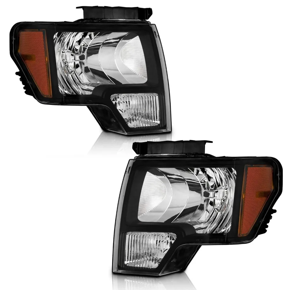 Pair Headlights Assembly For 2009-2014 Ford F-150 F150 Pickup Headlamp w/o Bulbs
Pair Headlights Assembly For 2009-2014 Ford F-150 F150 Pickup Headlamp w/o Bulbs