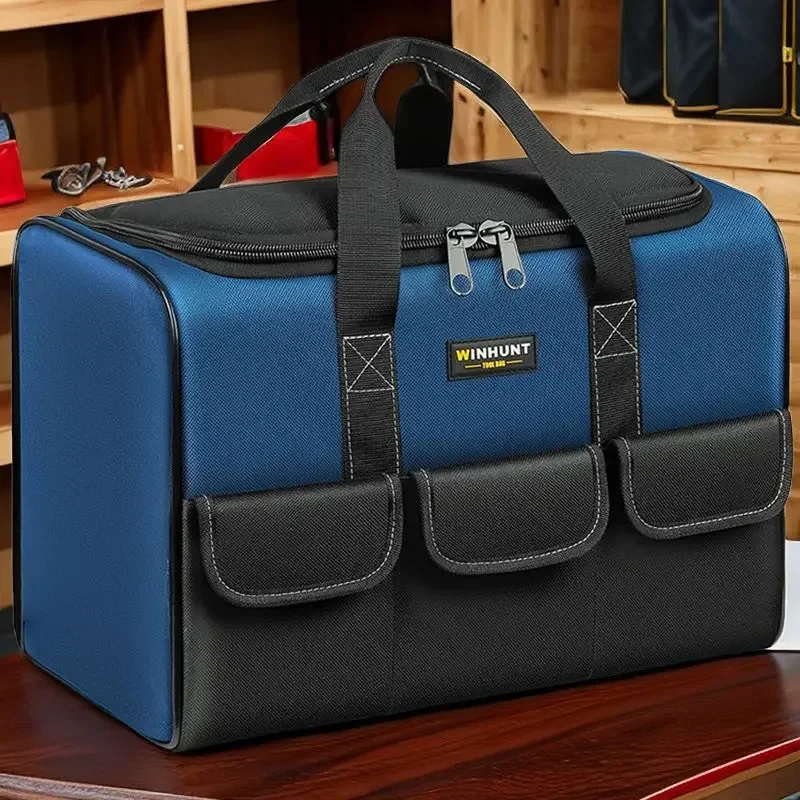 New Square Tool Bag with 30% More Capacity Waterproof Multi Pockets Tool Organizer Tool Pouch for Electrician Tools
New Square Tool Bag with 30% More Capacity Waterproof Multi Pockets Tool Organizer Tool Pouch for Electrician Tools