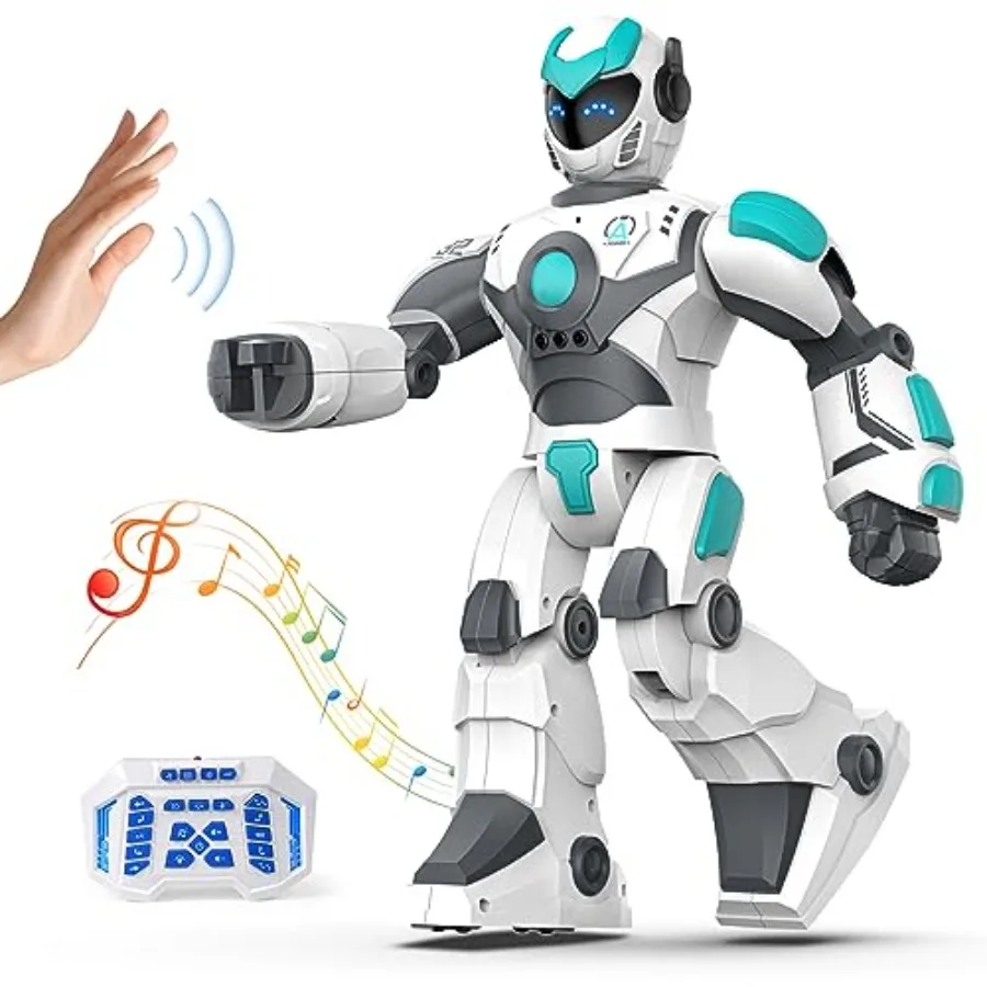 VATOS Remote Control Robot for:Extra Large 15.4 Programmable RC Robot Toy, ABS Plastic, Blue/Red, Sing/Dance/Gesture/Voice Cont
VATOS Remote Control Robot for:Extra Large 15.4 Programmable RC Robot Toy, ABS Plastic, Blue/Red, Sing/Dance/Gesture/Voice Cont
