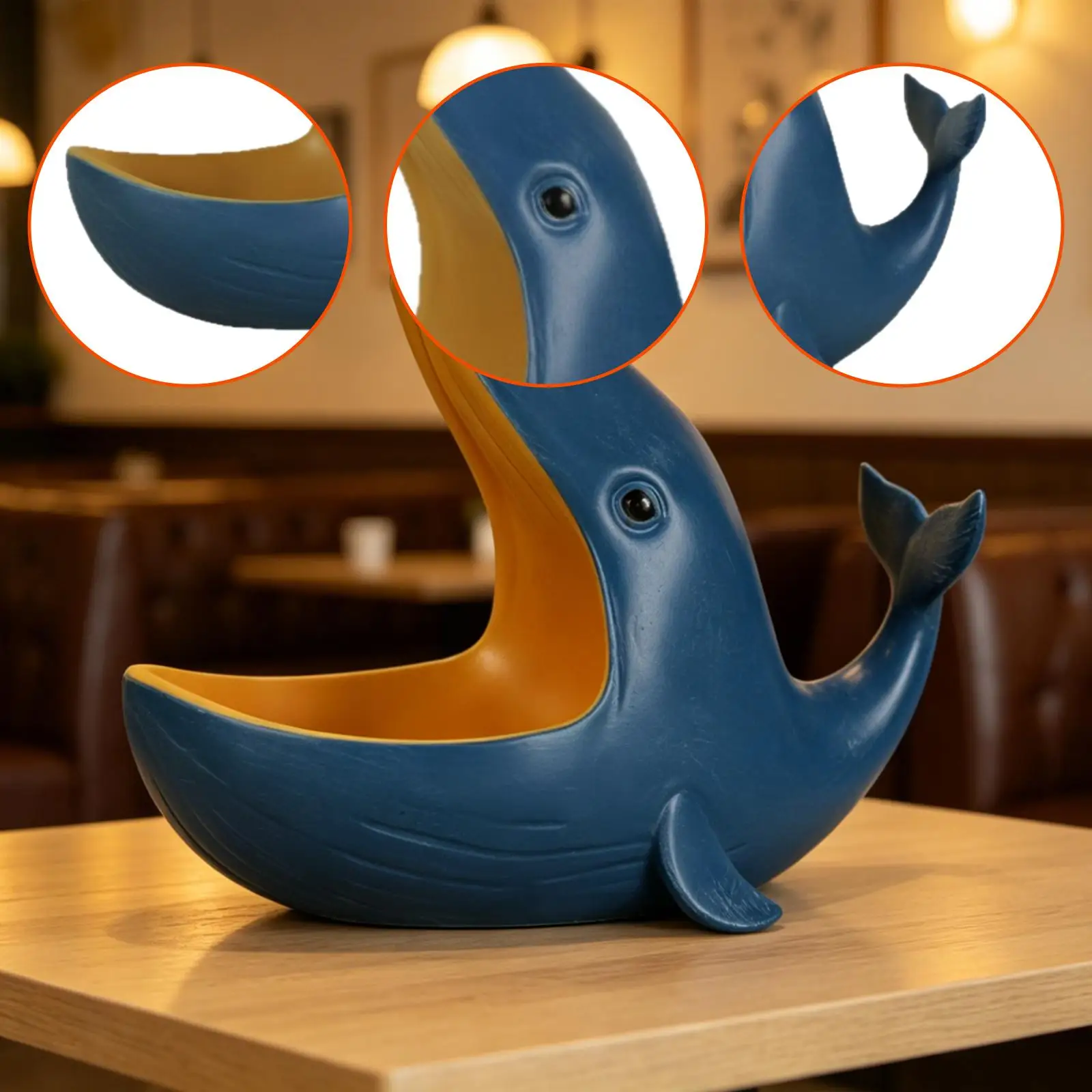 Whale Figurine Modern Housewarming Gift Cute Big Mouth Sculpture Animal Storage Organizer for Office Desk Bedroom Entryway Shelf
Whale Figurine Modern Housewarming Gift Cute Big Mouth Sculpture Animal Storage Organizer for Office Desk Bedroom Entryway Shelf