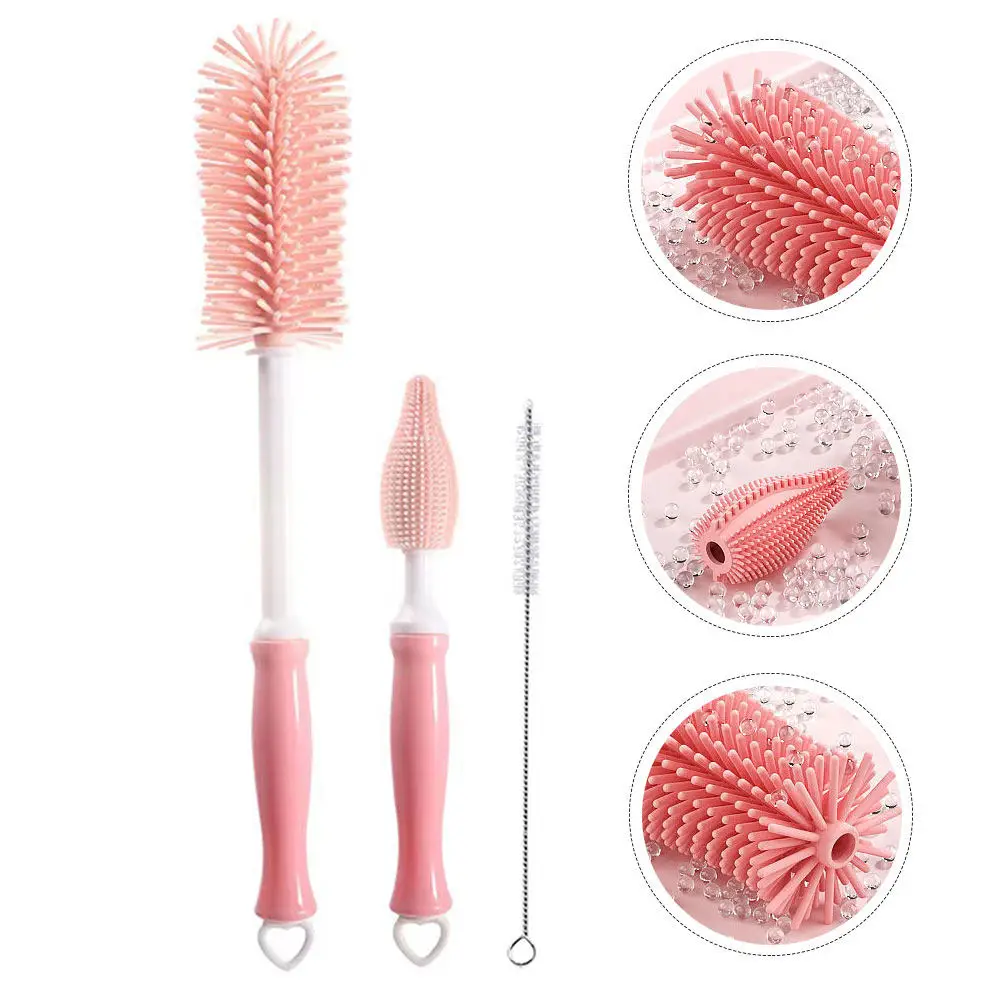 Набор из 1 силиконовой щетки для мытья детских бутылочек, вращающийся инструмент для чистки сосок и трубочек, многофункциональный портативный бытовой прибор
Набор из 1 силиконовой щетки для мытья детских бутылочек, вращающийся инструмент для чистки сосок и трубочек, многофункциональный портативный бытовой прибор