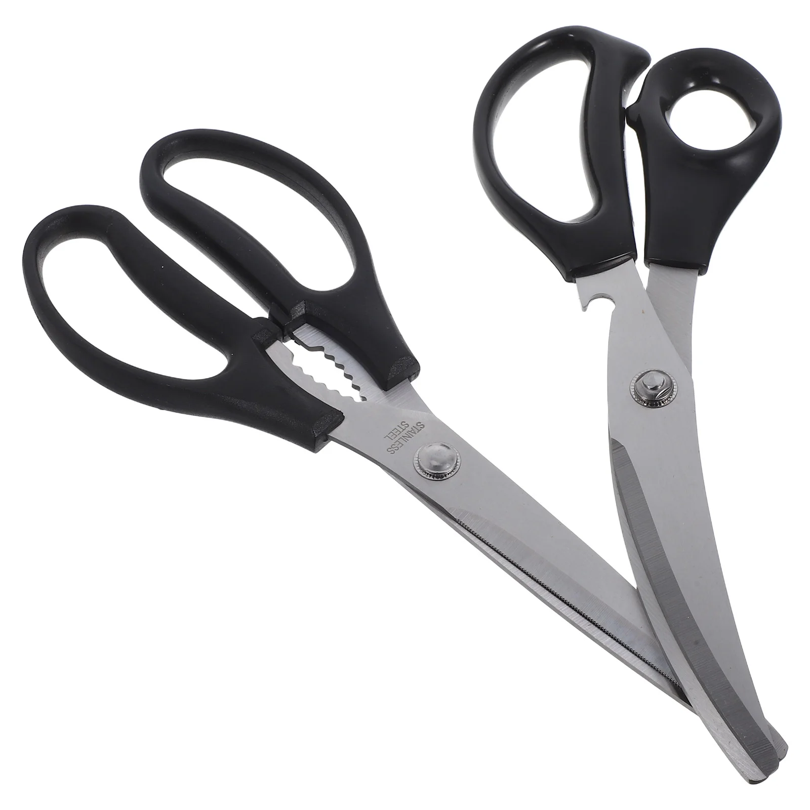 2Pcs BBQ Scissors Stainless Steel Meat Poultry Shears Kitchen Tool Reusable Food Cutting Pizza Scissors Camping
2Pcs BBQ Scissors Stainless Steel Meat Poultry Shears Kitchen Tool Reusable Food Cutting Pizza Scissors Camping