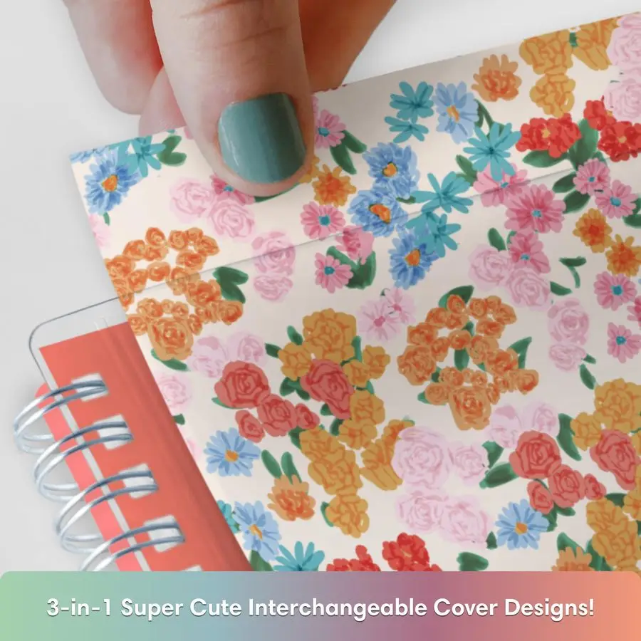 Еженедельный и ежемесячный планировщик-календарь на 2025-2026 годы, июль 2025 г. - июнь 2026 г., 8,5 x 11 дюймов, гибкая сменная обложка, на пружине.
Еженедельный и ежемесячный планировщик-календарь на 2025-2026 годы, июль 2025 г. - июнь 2026 г., 8,5 x 11 дюймов, гибкая сменная обложка, на пружине.