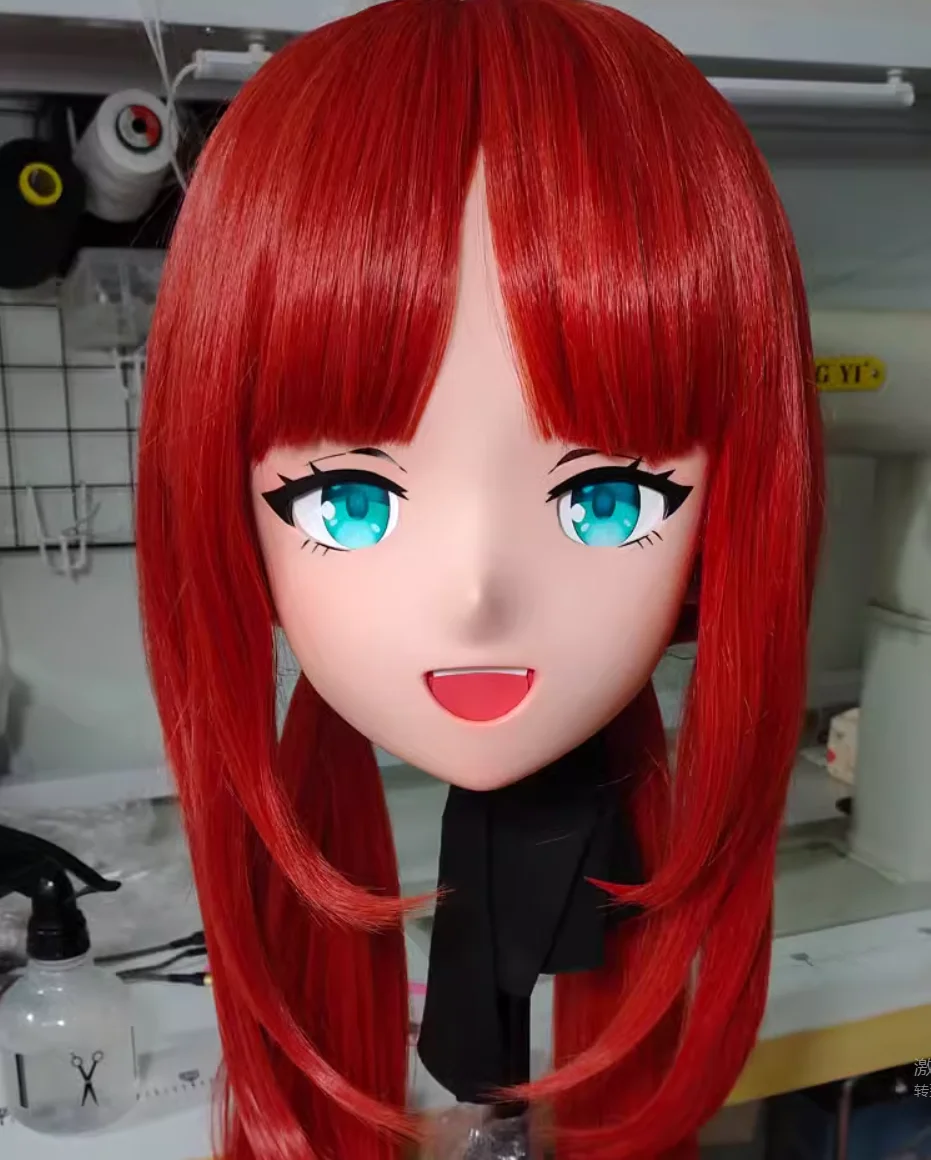(GLA04053)Customize Character Resin Half Head Japanese Animego Cosplay Crossdressing Doll Anime Kigurumi Mask With Eyes And Wig
(GLA04053)Customize Character Resin Half Head Japanese Animego Cosplay Crossdressing Doll Anime Kigurumi Mask With Eyes And Wig