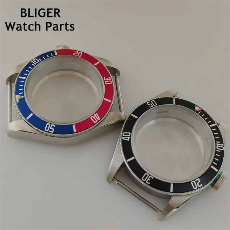 BLIGER 41mm silver solid stainless steel watch case domed sapphire glass fit NH35 NH36 ETA2824 PT5000 Seagull ST2130 movement
BLIGER 41mm silver solid stainless steel watch case domed sapphire glass fit NH35 NH36 ETA2824 PT5000 Seagull ST2130 movement