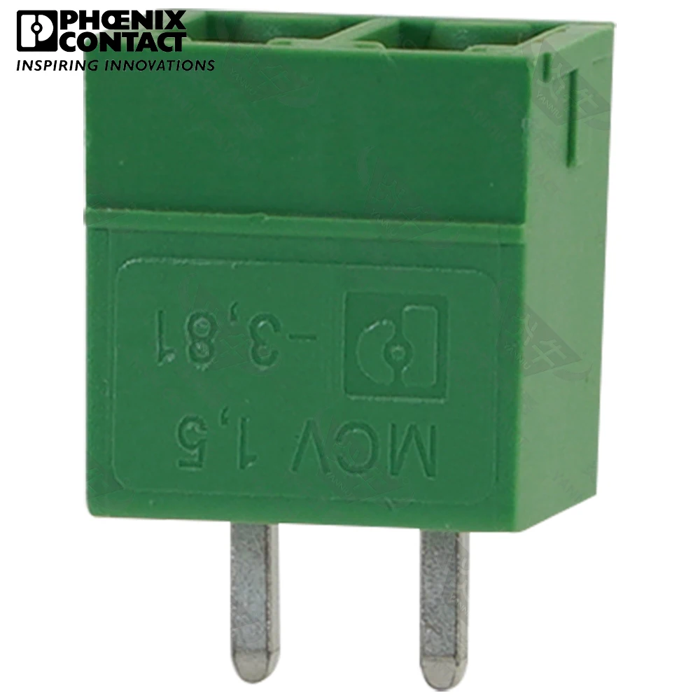 1Pcs 3.81mm Original Genuine Phoenix Contact Connector PCB Pluggable PLUG-IN Terminal Block 2 Pin MCV 1.5 G 3.81 1803426 8A 160V
1Pcs 3.81mm Original Genuine Phoenix Contact Connector PCB Pluggable PLUG-IN Terminal Block 2 Pin MCV 1.5 G 3.81 1803426 8A 160V