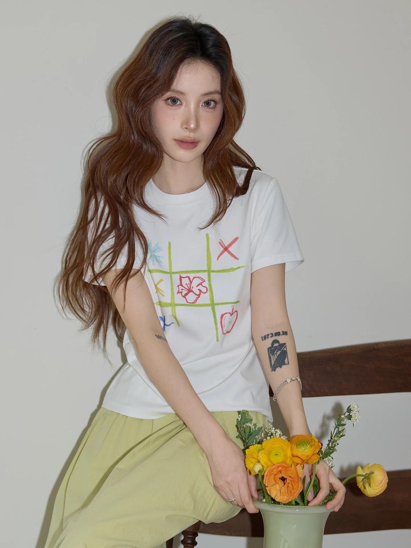 Chaocha Home Women's round Neck Printed Slim Fit Short Sleeve T-Shirt in Beige for Summer Commute Style Citywalk Fashion
Chaocha Home Women's round Neck Printed Slim Fit Short Sleeve T-Shirt in Beige for Summer Commute Style Citywalk Fashion