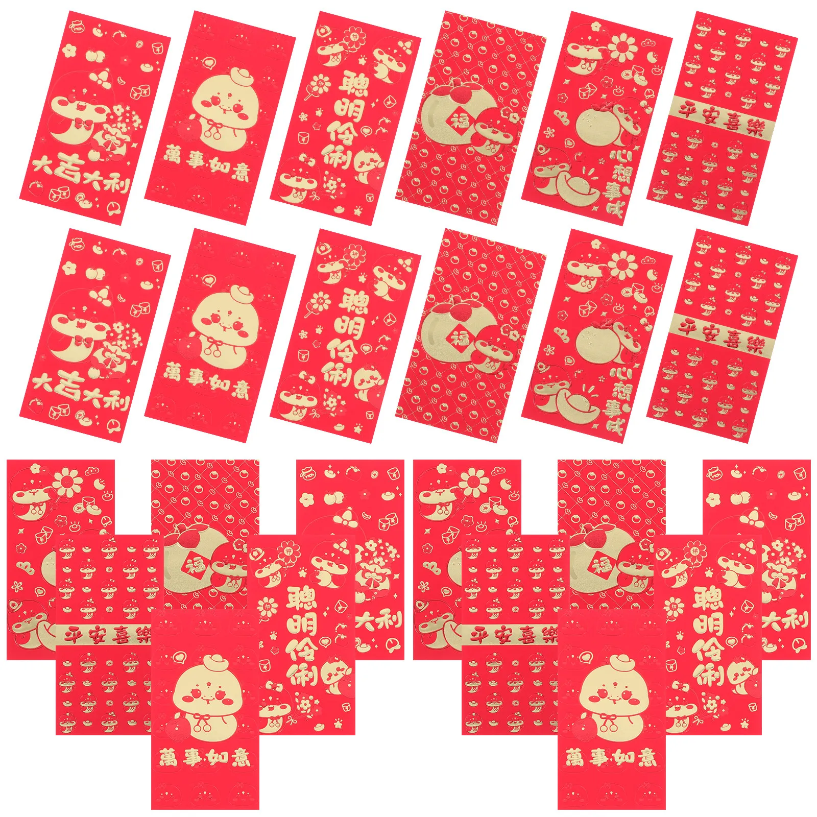 36Pcs Snake Year Red Envelopes 2025 Spring Festival Money Pouches Creative Traditional Red Packets Chinese New Year Luck Money
36Pcs Snake Year Red Envelopes 2025 Spring Festival Money Pouches Creative Traditional Red Packets Chinese New Year Luck Money