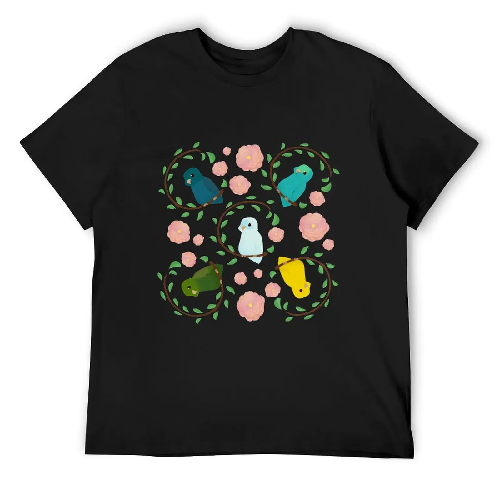 Flowery Parrotlets T-Shirt korean fashion street wear topping shirts men graphic
Flowery Parrotlets T-Shirt korean fashion street wear topping shirts men graphic
