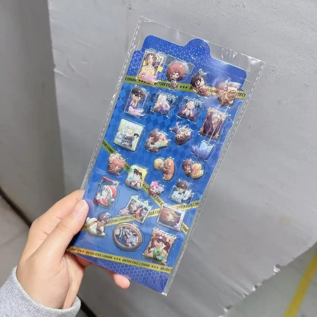 New hot Detective Conan Crystal Diamond Sticker 3D Relief Fun Anime Solid Peripheral Stickers Creative Handbook
New hot Detective Conan Crystal Diamond Sticker 3D Relief Fun Anime Solid Peripheral Stickers Creative Handbook