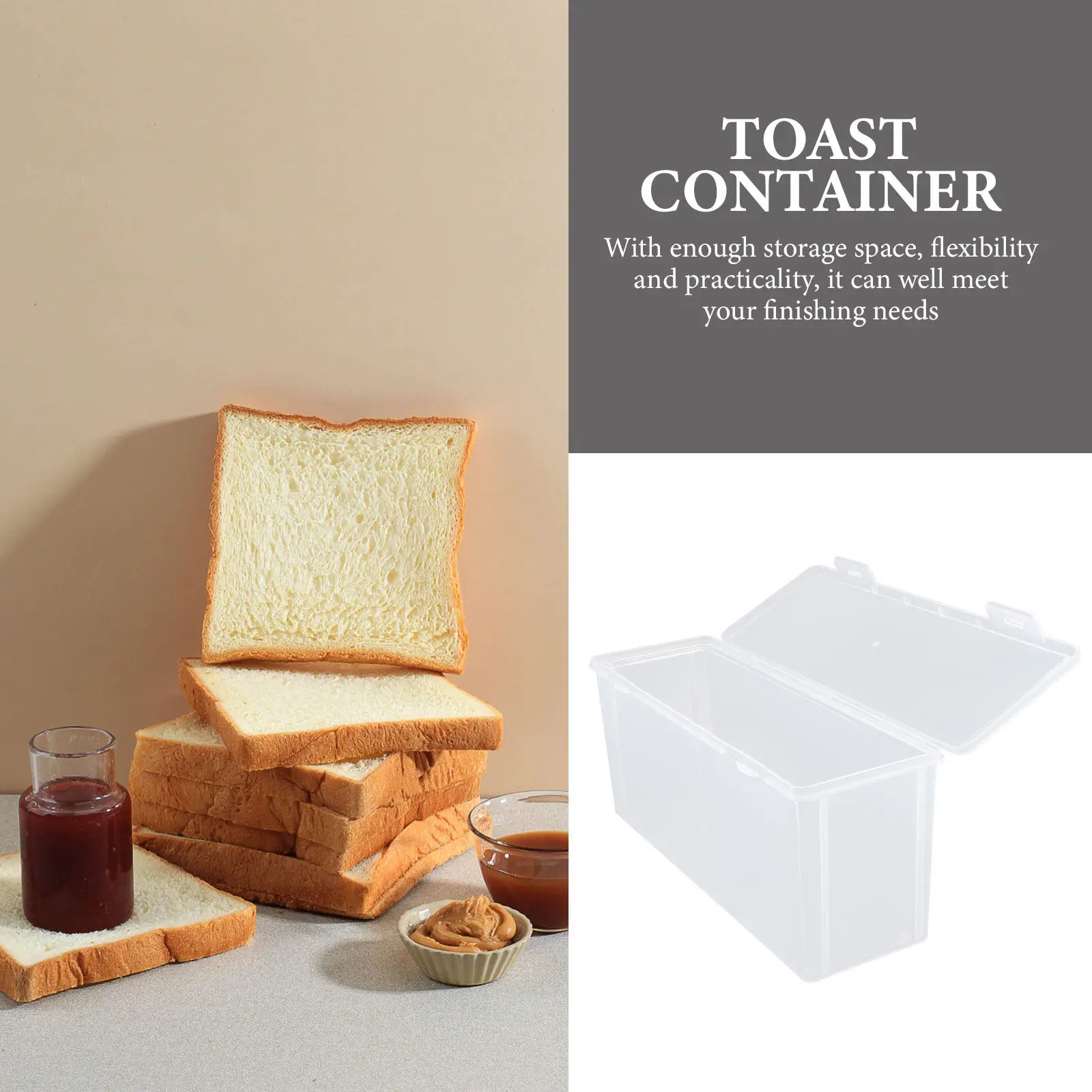 Transparent Sealed Food Storage Box Airtight Leakproof Kitchen Organizer for Bread Fruits Snacks Refrigerator Fruit Canister
Transparent Sealed Food Storage Box Airtight Leakproof Kitchen Organizer for Bread Fruits Snacks Refrigerator Fruit Canister