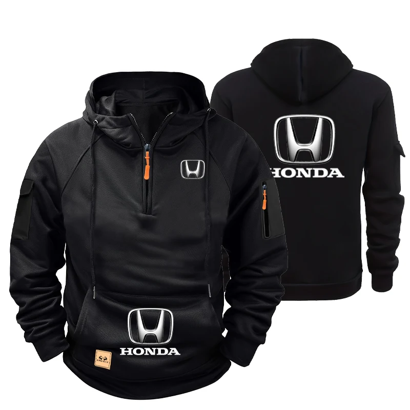 Honda Men's Fashion Casual Hooded Sweatshirt with Multiple Pockets, Long-Sleeved Sport Shirt with Graphic Design on Both Sides,
Honda Men's Fashion Casual Hooded Sweatshirt with Multiple Pockets, Long-Sleeved Sport Shirt with Graphic Design on Both Sides,