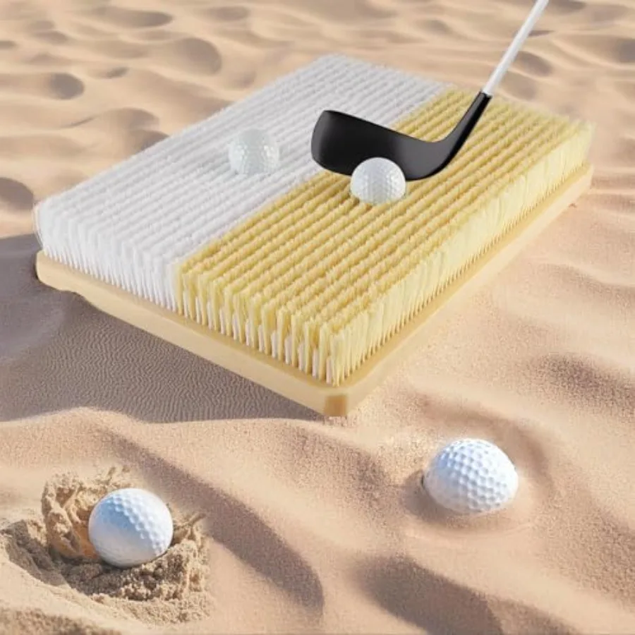 Golf Bunker Practice Mat Dual Sand Trap Trainer with Shallow and Deep Pit Simulation Portable 15.7"x11.8" Golf Chipping Mat for
Golf Bunker Practice Mat Dual Sand Trap Trainer with Shallow and Deep Pit Simulation Portable 15.7"x11.8" Golf Chipping Mat for