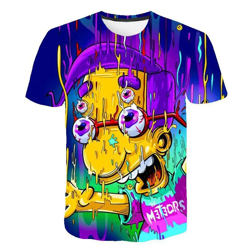 Disney The Simpsons Cartoon Printed T-shirt Clothing Summer Casual Round Neck Short Sleeved Cool Harajuku Streetwear Top
Disney The Simpsons Cartoon Printed T-shirt Clothing Summer Casual Round Neck Short Sleeved Cool Harajuku Streetwear Top