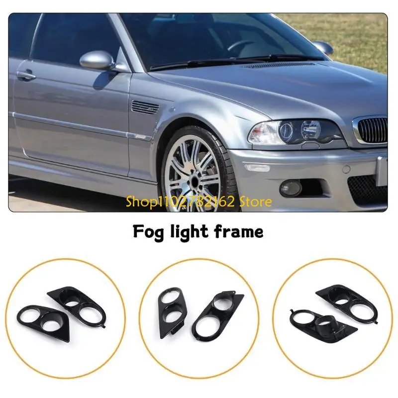 547B Front Bumper Fog Light Lens Cover Replacement Fog Lamp Lens Trim Cover 51112695255 51112695256 for E46 2 Door 01-06
547B Front Bumper Fog Light Lens Cover Replacement Fog Lamp Lens Trim Cover 51112695255 51112695256 for E46 2 Door 01-06