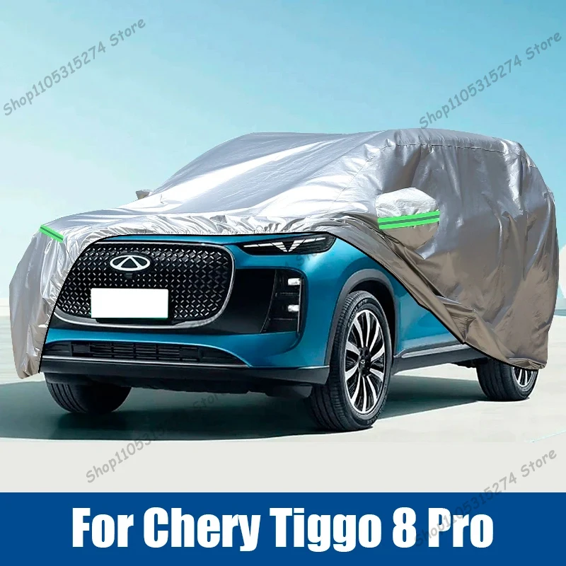 For New Chery Tiggo 8 Pro 2025 2026 Full Car Covers Outdoor Sun Anti UV Rain Snow Dust Protection Oxford Cloth Accessories
For New Chery Tiggo 8 Pro 2025 2026 Full Car Covers Outdoor Sun Anti UV Rain Snow Dust Protection Oxford Cloth Accessories