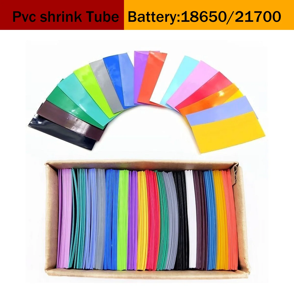 100/200pcs PVC Heat Shrink Tube 18650/21700 Lipo Battery Wrap Precut Insulated Film Cover Lipo Battery Sleeve Casing
100/200pcs PVC Heat Shrink Tube 18650/21700 Lipo Battery Wrap Precut Insulated Film Cover Lipo Battery Sleeve Casing