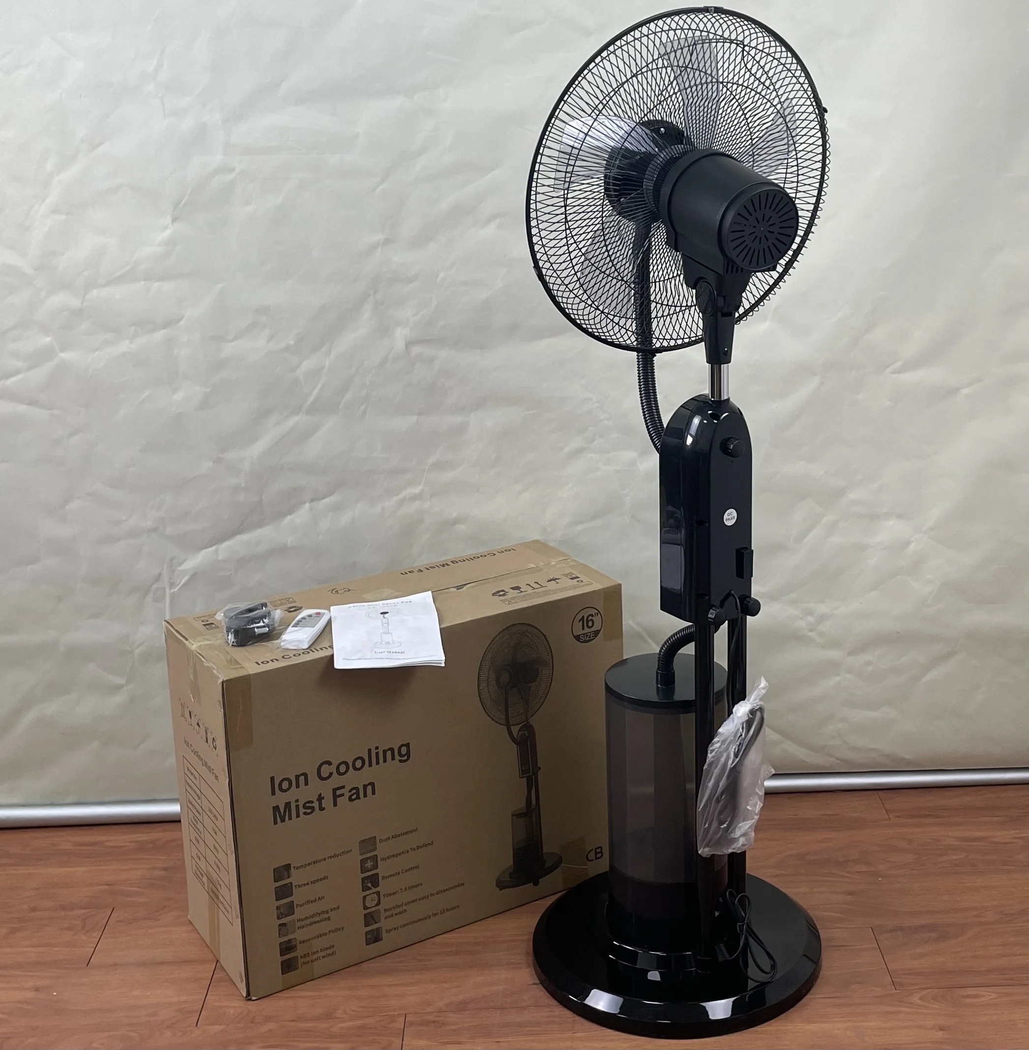 Wholesales Remote Control 16 Inch Ultrasonic Humidifier air Indoor Outdoor Standing Spray Cooling Water Mist Fan
Wholesales Remote Control 16 Inch Ultrasonic Humidifier air Indoor Outdoor Standing Spray Cooling Water Mist Fan