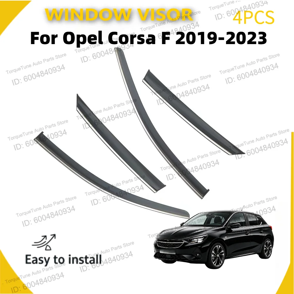 WINDOW VISOR for OPEL CORSA F 2019-2023 Car Door Rain Guard Side Window Sun Visor Wind Deflector
WINDOW VISOR for OPEL CORSA F 2019-2023 Car Door Rain Guard Side Window Sun Visor Wind Deflector