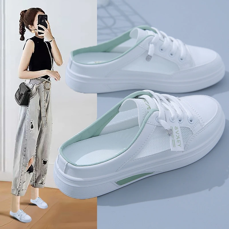 Bao tou Half Slippers 2025 Summer New Casual One-pedal Lazy Thin-soled White Shoes
Bao tou Half Slippers 2025 Summer New Casual One-pedal Lazy Thin-soled White Shoes