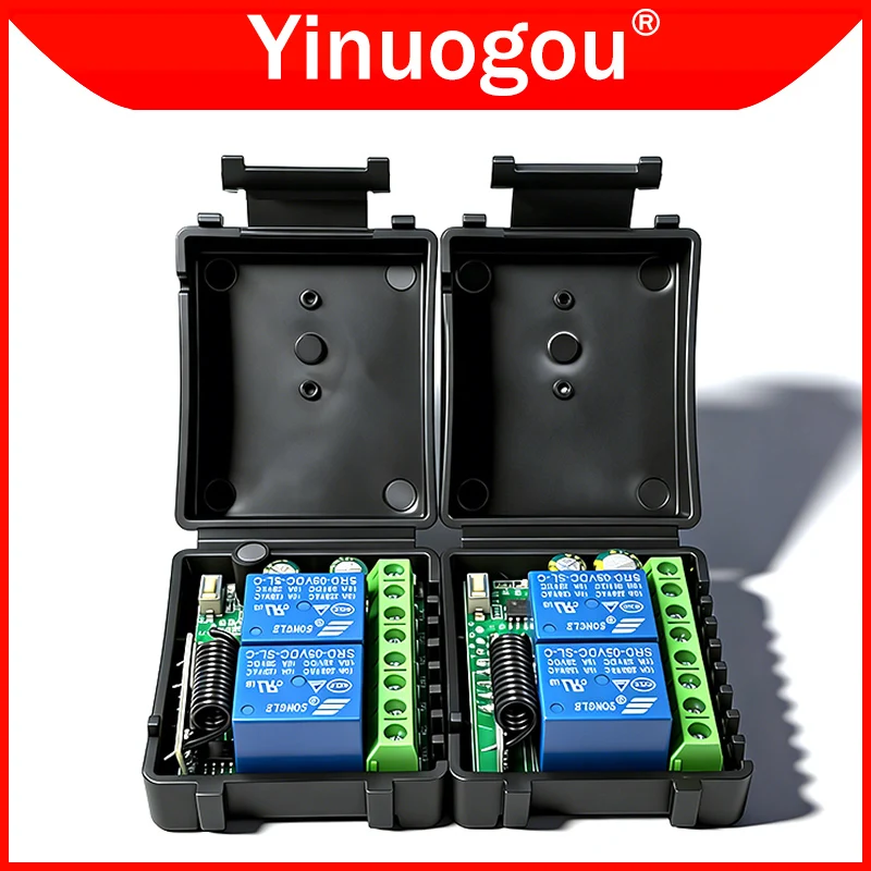 9V 12V 24V 220V 433MHz 1527 Remote Control Multifunction Relay Receiver for Garage Door Gate Light LED Motor Signal Transmission
9V 12V 24V 220V 433MHz 1527 Remote Control Multifunction Relay Receiver for Garage Door Gate Light LED Motor Signal Transmission
