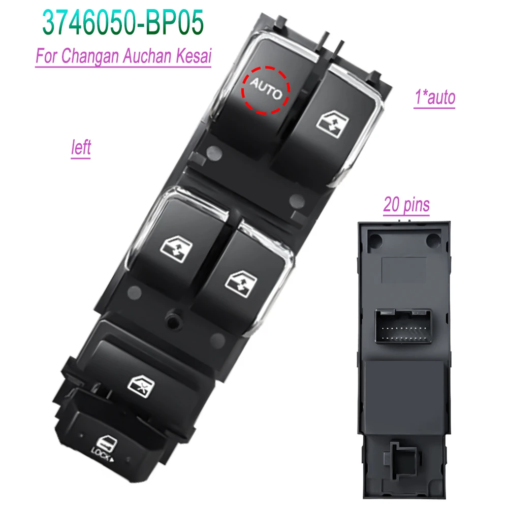 For Changan Auchan Kesai Front Left Power Window Control Switch Lifter Button 3746050-BP05 Car Accessories
For Changan Auchan Kesai Front Left Power Window Control Switch Lifter Button 3746050-BP05 Car Accessories