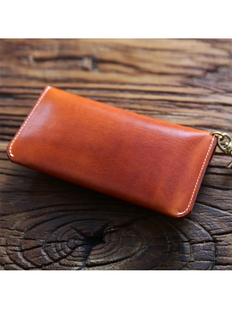 Retro Handmade Leather Clutch Men's Long Wallet First Layer Cowhide Simple Mobile Phone Bag Wallet Clutch Bag Fashion
Retro Handmade Leather Clutch Men's Long Wallet First Layer Cowhide Simple Mobile Phone Bag Wallet Clutch Bag Fashion