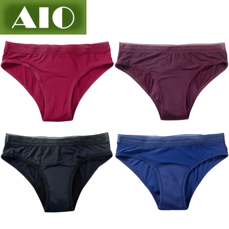 AIO Women's panties Comfortable Period Leak-Proof Underwear with Sexy Lace Border Water-Resistant Designed for Comfort Maternity
AIO Women's panties Comfortable Period Leak-Proof Underwear with Sexy Lace Border Water-Resistant Designed for Comfort Maternity