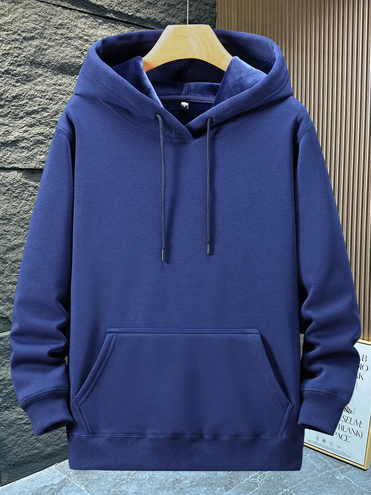 Thickened Fleece Hoodie Sweatshirt Men's Casual Cotton Upper Apparel Silver Velvet Autumn Winter plus Size Loose Fit
Thickened Fleece Hoodie Sweatshirt Men's Casual Cotton Upper Apparel Silver Velvet Autumn Winter plus Size Loose Fit
